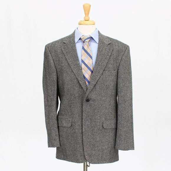 Lands' End Other - Lands' End 42R Gray HB 2-Button Sport Coat Blazer Jacket O924